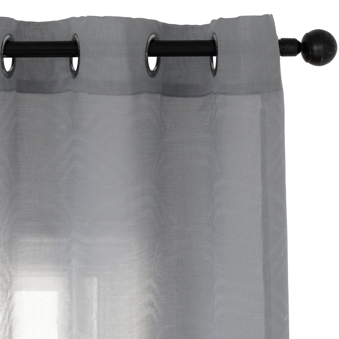 TENDA GRIGIA SEMI TRASPARENTE FANTASIA ONDE 1 PANNELLO 140X285CM