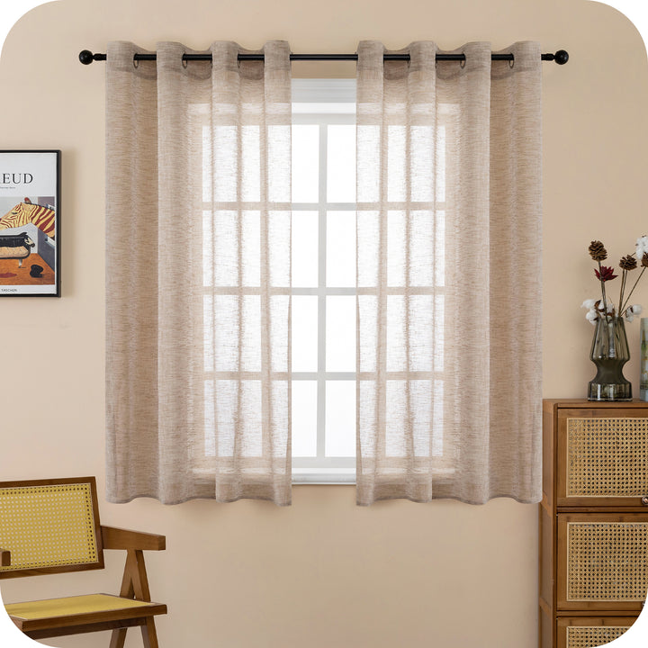TENDA ITACA FILTRANTE SIMIL LINO 1 PANNELLO 140X150CM MAGGESE