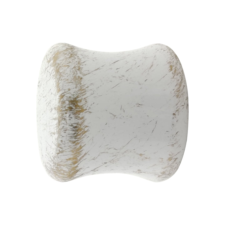 TERMINALE TAPPO 2PZ BIANCO E ORO