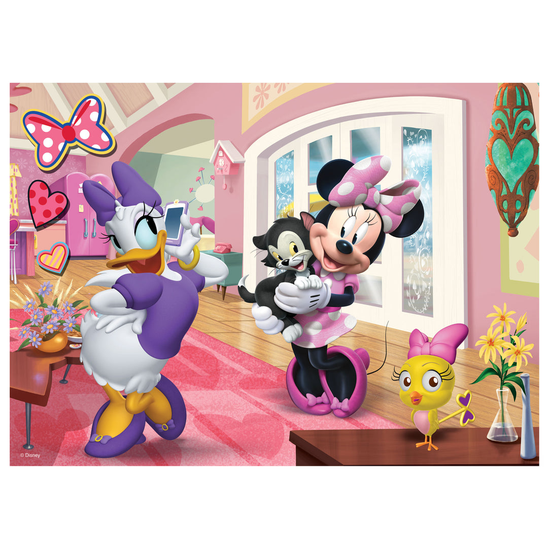 PUZZLE DOUBLE-FACE MAXI FLOOR 24 PEZZI - MINNIE