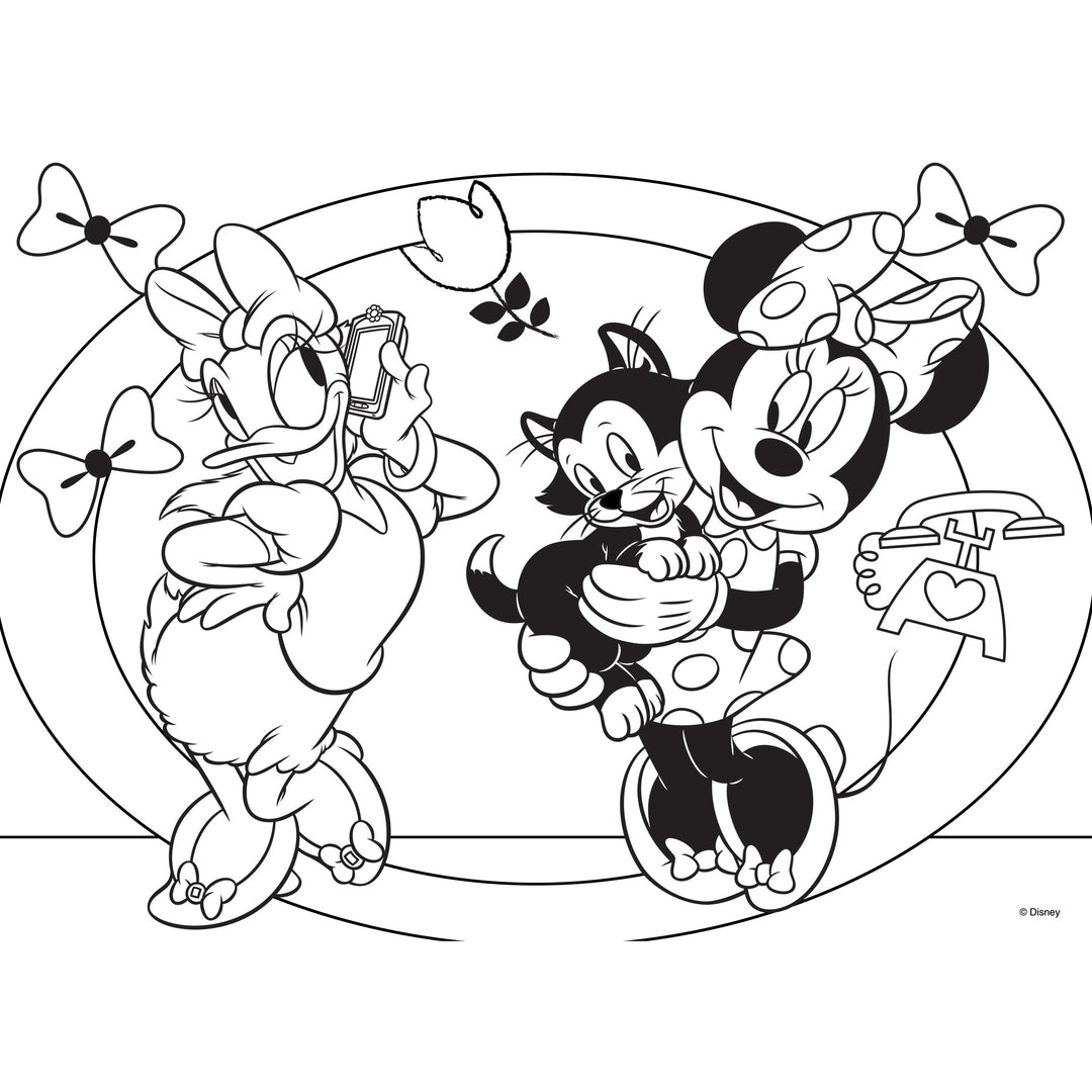 PUZZLE DOUBLE-FACE MAXI FLOOR 24 PEZZI - MINNIE