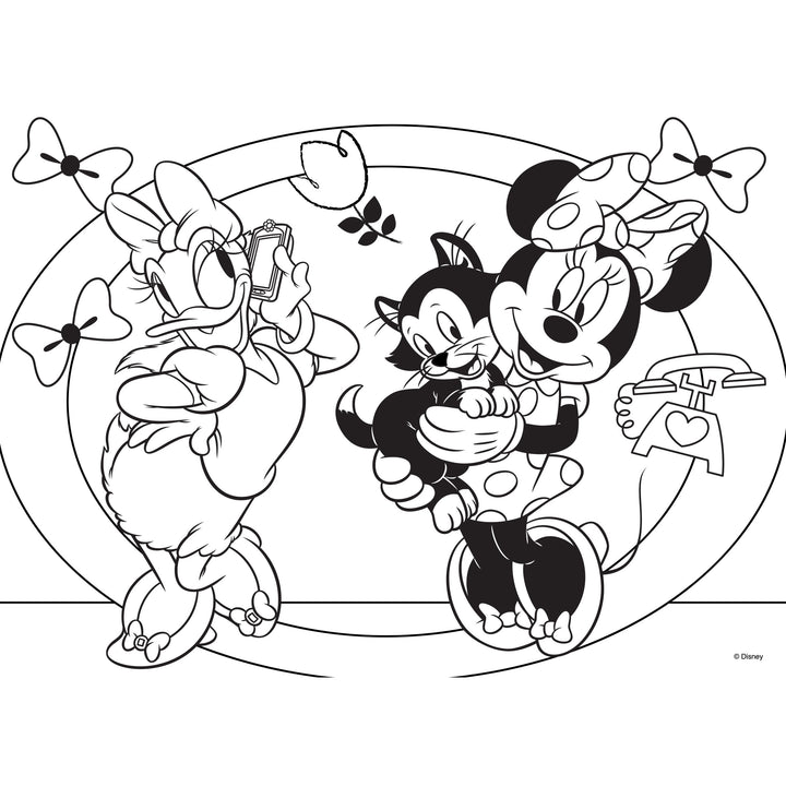 PUZZLE DOUBLE-FACE MAXI FLOOR 24 PEZZI - MINNIE