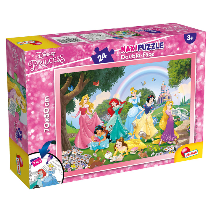PUZZLE DOUBLE-FACE MAXI FLOOR 24 PEZZI - PRINCIPESSE