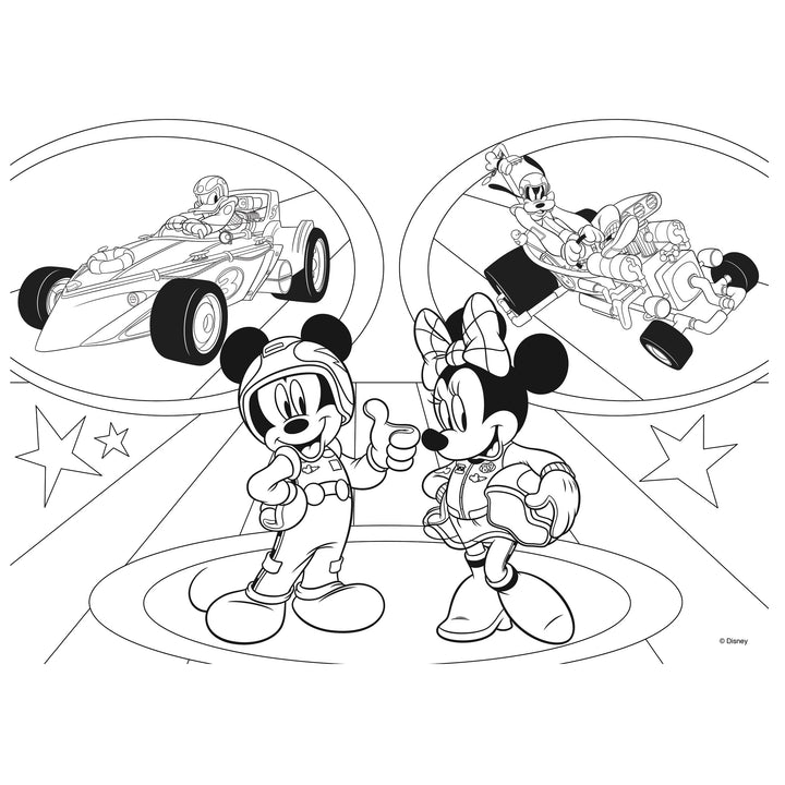 PUZZLE DOUBLE-FACE MAXI FLOOR 24 PEZZI - TOPOLINO
