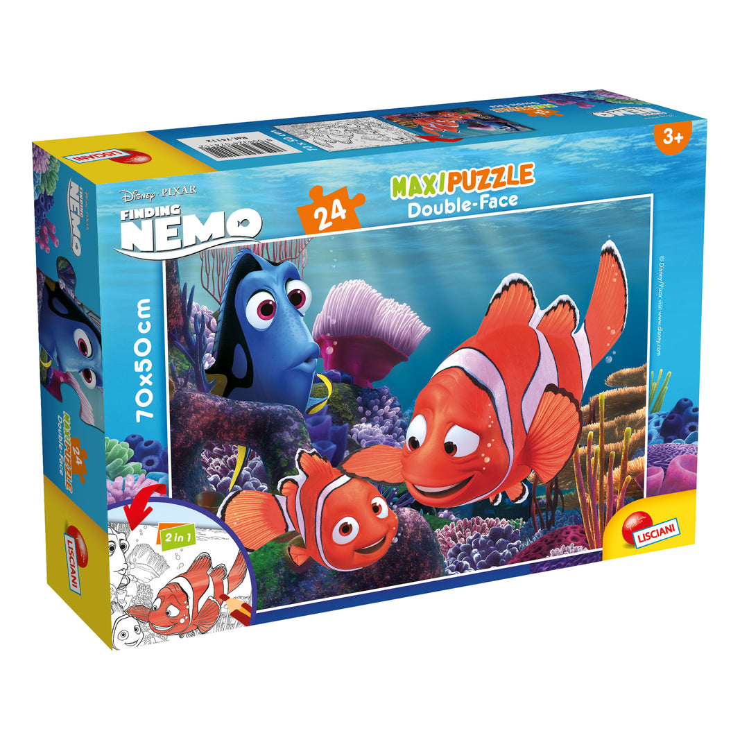 PUZZLE DOUBLE-FACE MAXI FLOOR 24 PEZZI - NEMO