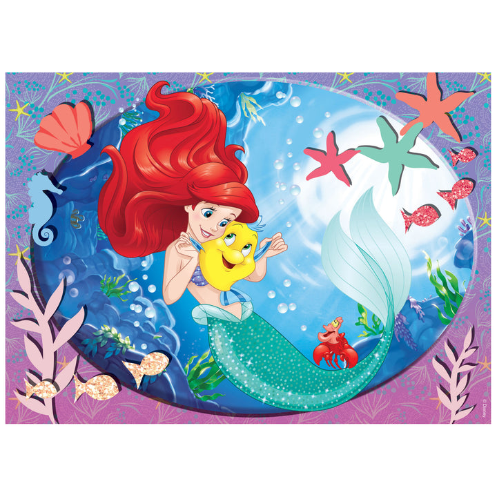 PUZZLE DOUBLE-FACE MAXI FLOOR 60 PEZZI - LA SIRENETTA