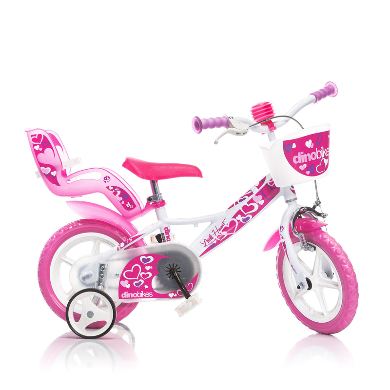 BICICLETTA PER BAMBINA 12" LITTLE HEART