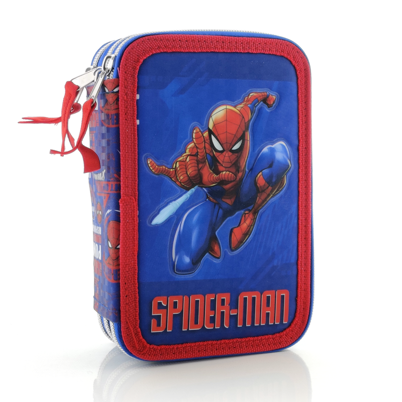 ASTUCCIO 3 ZIP GIOTTO TURBOCOLOR SPIDERMAN