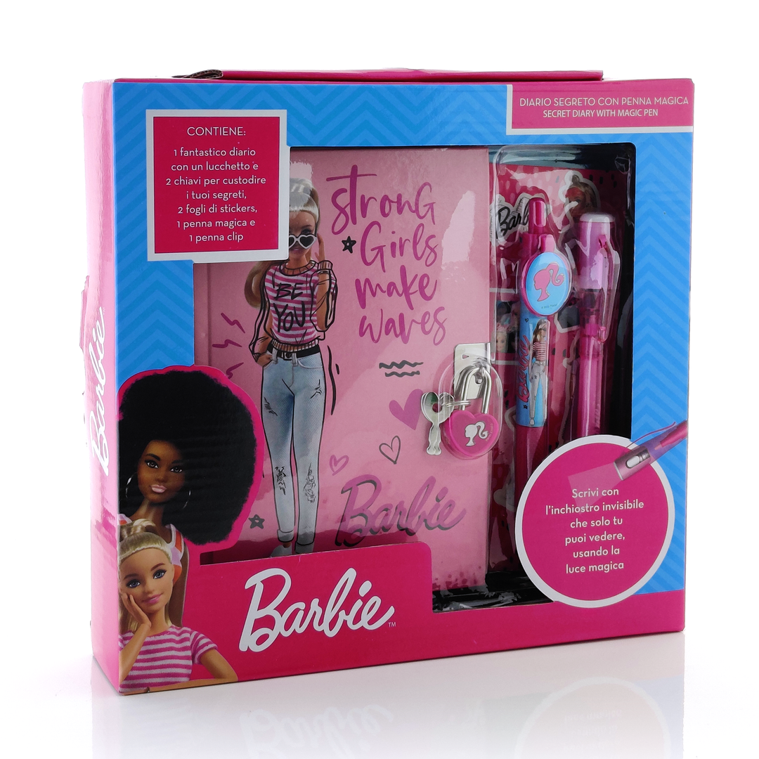 DIARIO CON PENNA + PENNA MAGICA BARBIE