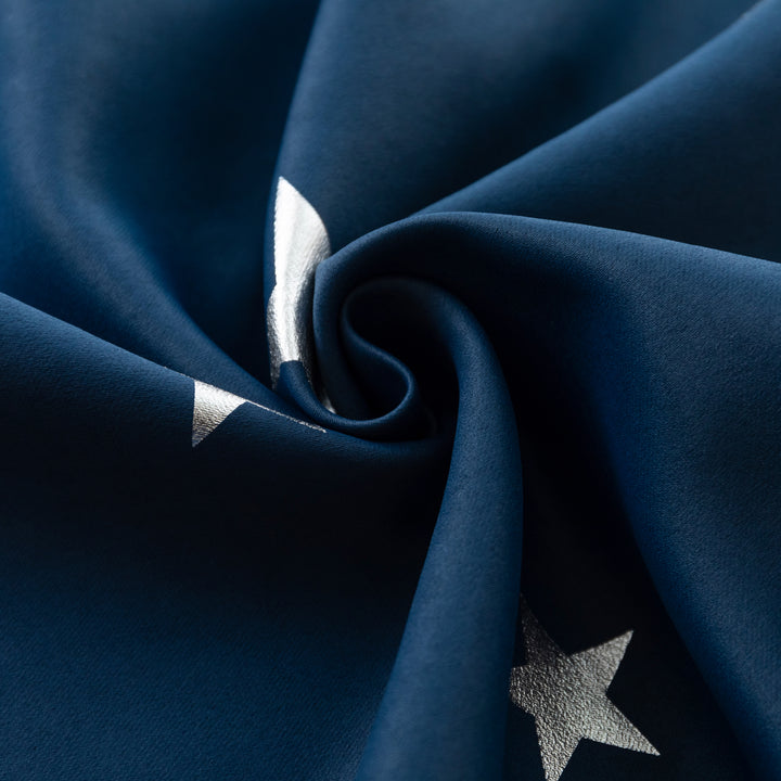 TENDA OSCURANTE FANTASIA STELLE ARGENTATE 1 PANNELLO 140X145CM BLU
