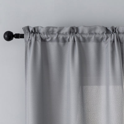 COPPIA TENDE KOMODO SEMI COPRENTI 2X70X235CM GRIGIO