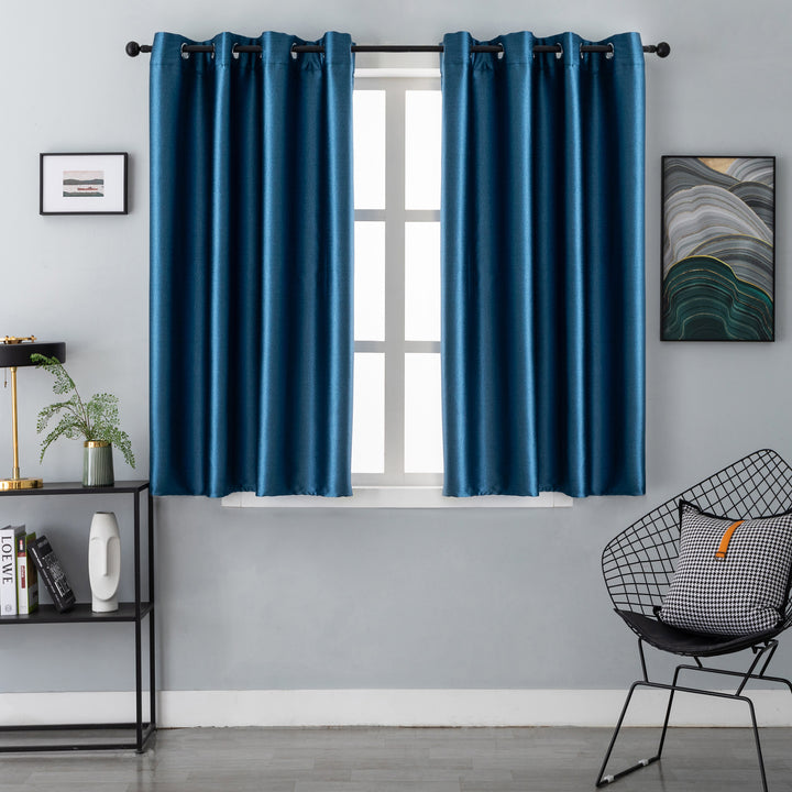 TENDA JERSEY OSCURANTE METALLIZZATA 1 PANNELLO 140X145CM BLU