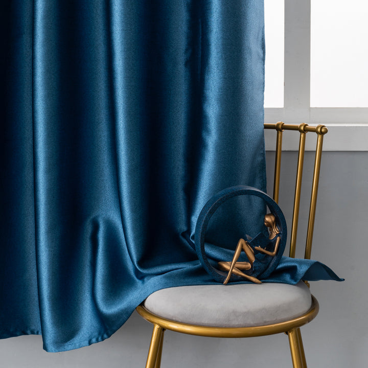 TENDA JERSEY OSCURANTE METALLIZZATA 1 PANNELLO 140X235CM BLU