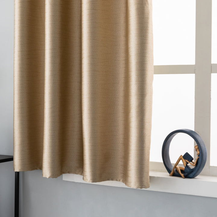 TENDA JERSEY OSCURANTE METALLIZZATA 1 PANNELLO 140X145CM ORO