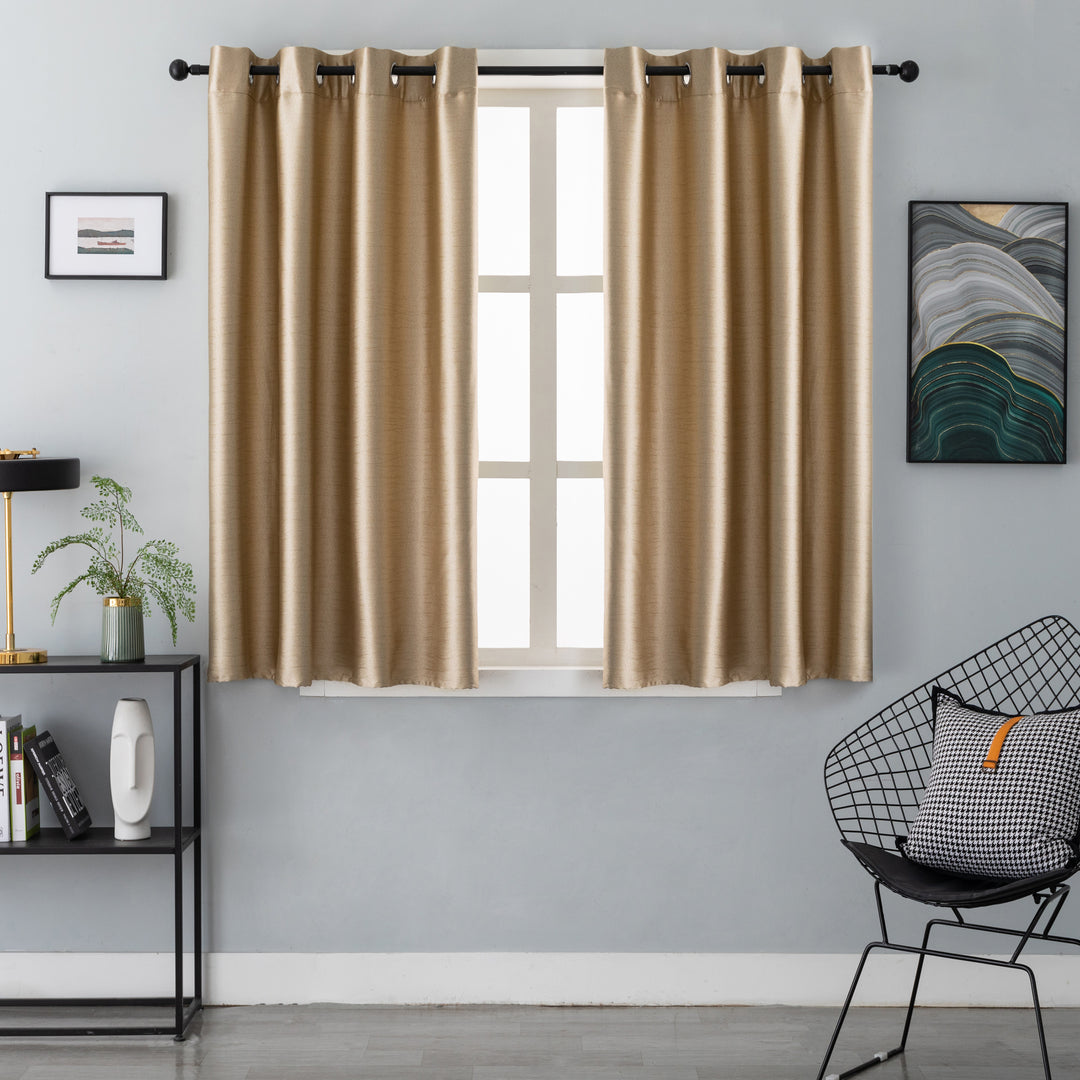 TENDA JERSEY OSCURANTE METALLIZZATA 1 PANNELLO 140X145CM ORO