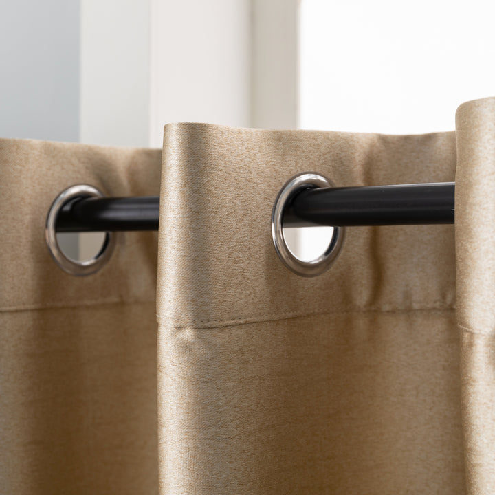 TENDA JERSEY OSCURANTE METALLIZZATA 1 PANNELLO 140X145CM ORO