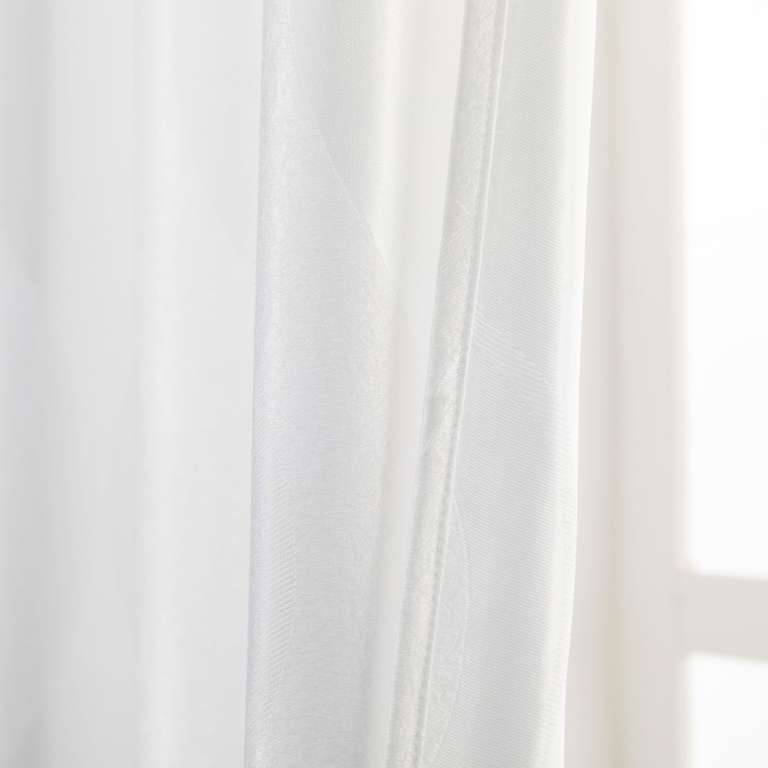 TENDA SEMI OSCURANTE MOTIVO ONDULATO 1 PANNELLO 140X275CM BIANCO