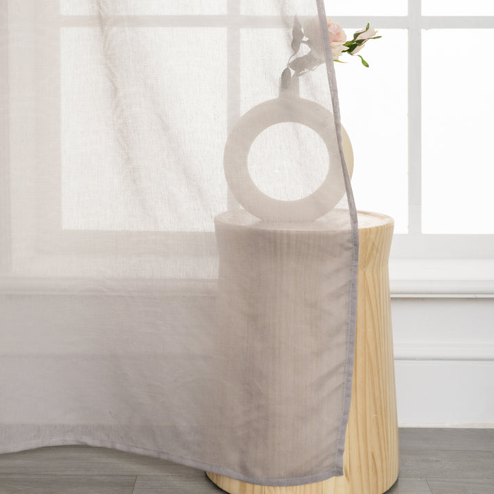 TENDA TORTORA SEMI TRASPARENTE FANTASIA ONDE 1 PANNELLO 140X285CM