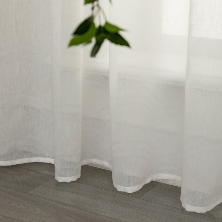 TENDA BIANCA SEMI TRASPARENTE FANTASIA ONDE 1 PANNELLO 140X285CM