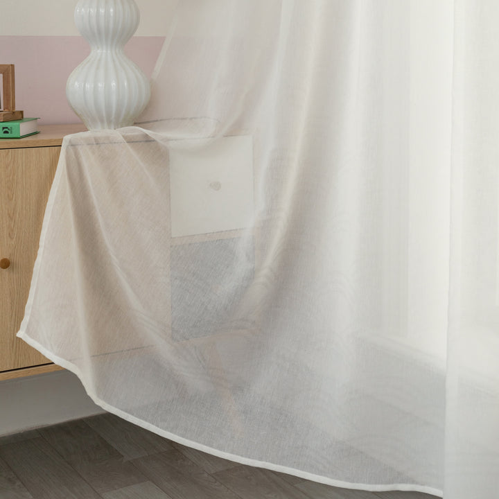 TENDA BIANCA SEMI TRASPARENTE FANTASIA ONDE 1 PANNELLO 140X285CM