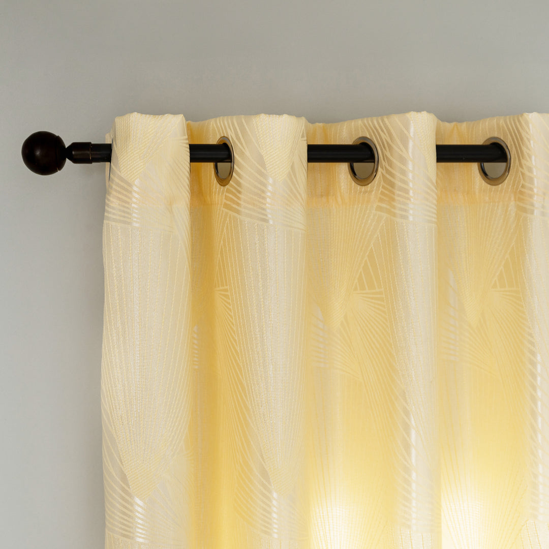 TENDA SEMI OSCURANTE FANTASIA A RAGGI 1 PANNELLO 140X275CM CREMA