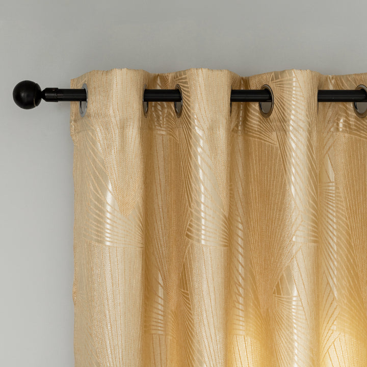 TENDA SEMI OSCURANTE FANTASIA A RAGGI 1 PANNELLO 140X275CM ORO