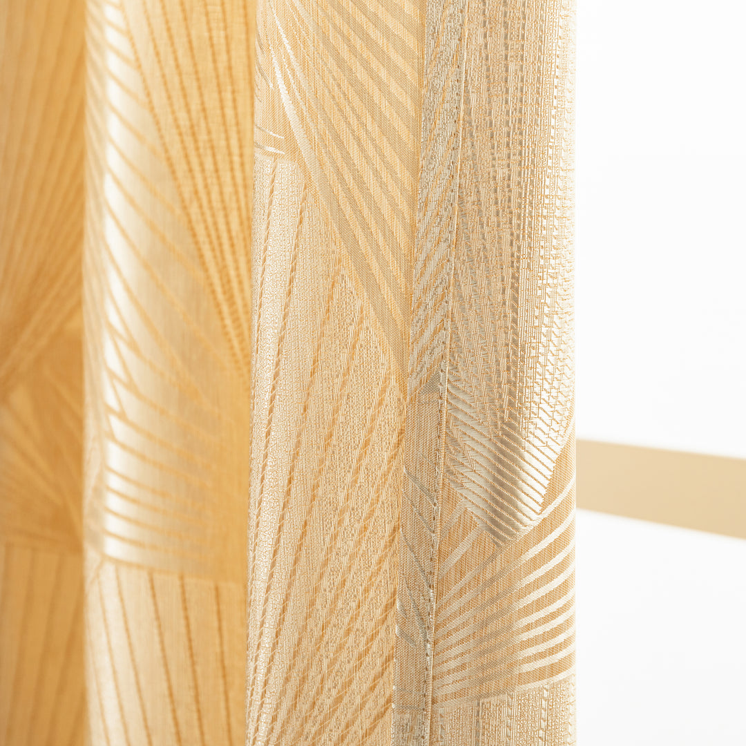TENDA SEMI OSCURANTE FANTASIA A RAGGI 1 PANNELLO 140X275CM ORO