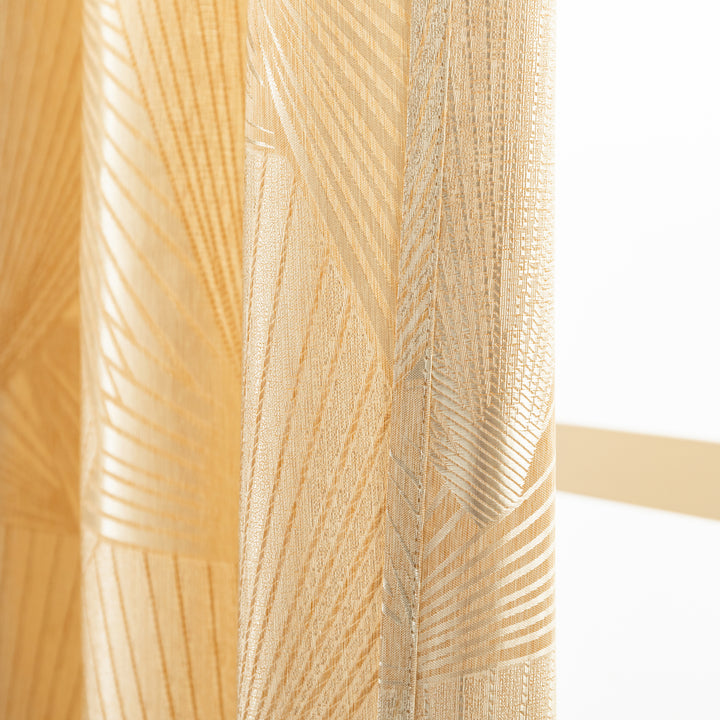 TENDA SEMI OSCURANTE FANTASIA A RAGGI 1 PANNELLO 140X275CM ORO