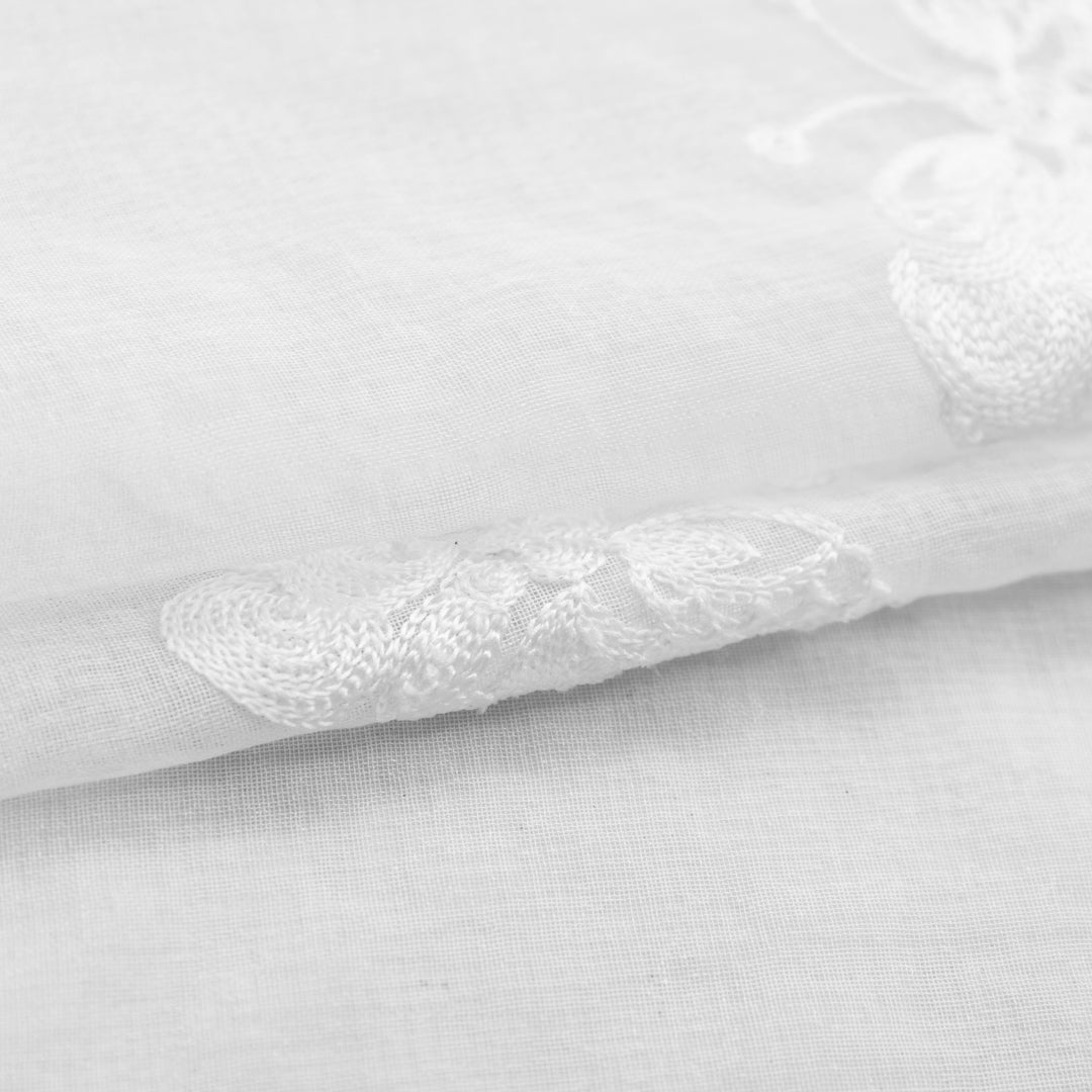 TENDA BIANCA FILTRANTE FANTASIA FARFALLE 1 PANNELLO 140X285CM BIANCO