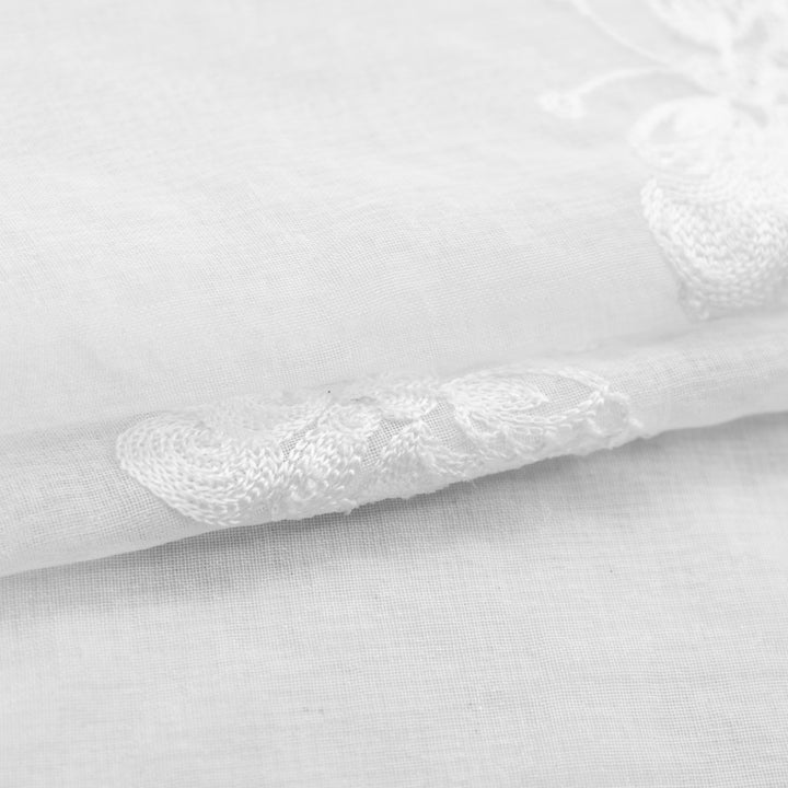 TENDA BIANCA FILTRANTE FANTASIA FARFALLE 1 PANNELLO 140X285CM BIANCO