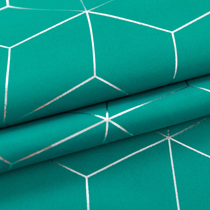 TENDA ELBA OSCURANTE FANTASIA 3D 1 PANNELLO 140X145CM VERDE ACQUA