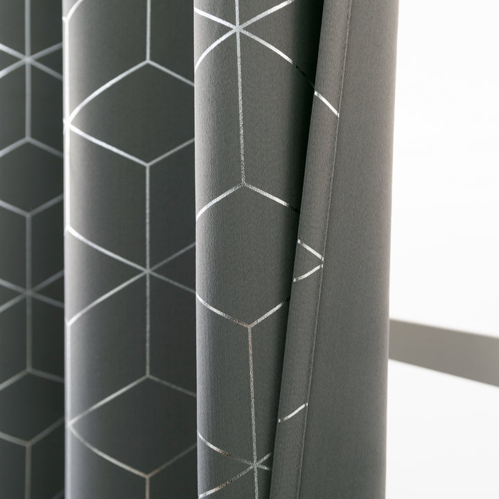 TENDA ELBA OSCURANTE FANTASIA 3D 1 PANNELLO 140X235CM GRIGIO
