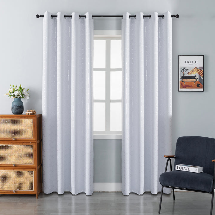 TENDA ELBA OSCURANTE FANTASIA 3D 1 PANNELLO 140X235CM BIANCO