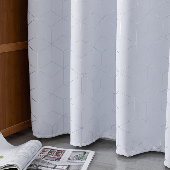 TENDA ELBA OSCURANTE FANTASIA 3D 1 PANNELLO 140X285CM BIANCO