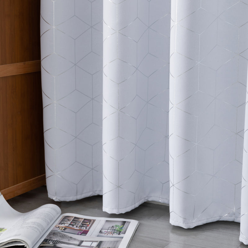 TENDA ELBA OSCURANTE FANTASIA 3D 140X285CM BIANCO