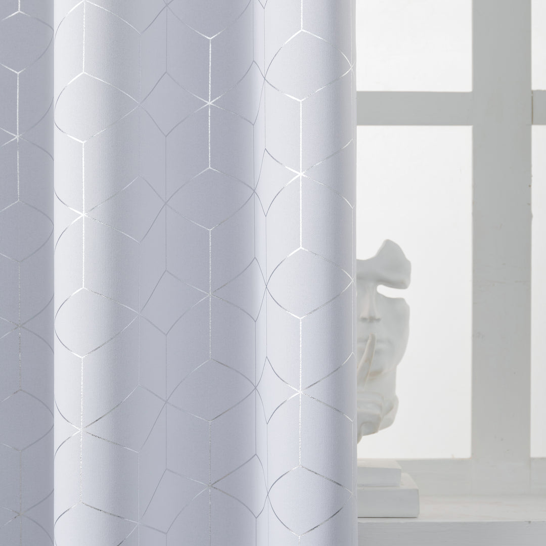TENDA ELBA OSCURANTE FANTASIA 3D 1 PANNELLO 140X145CM BIANCO