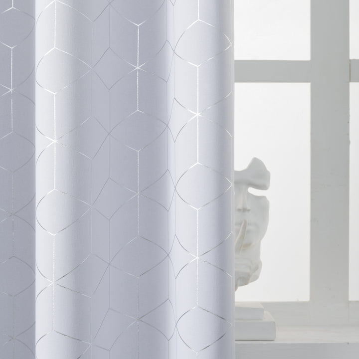 TENDA ELBA OSCURANTE FANTASIA 3D 1 PANNELLO 140X145CM BIANCO