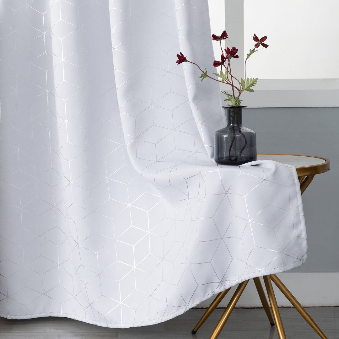 TENDA ELBA OSCURANTE FANTASIA 3D 1 PANNELLO 140X235CM BIANCO