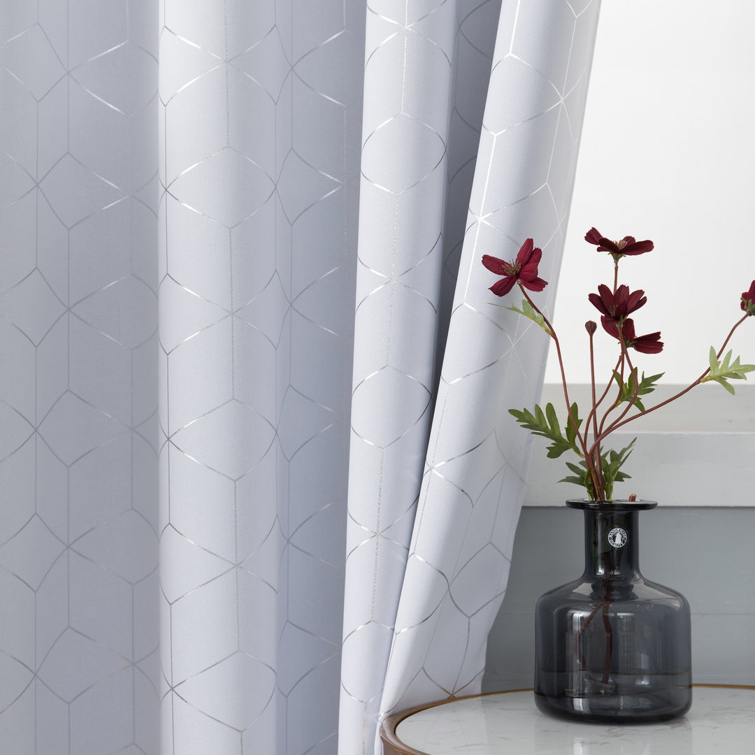 TENDA ELBA OSCURANTE FANTASIA 3D 1 PANNELLO 140X285CM BIANCO