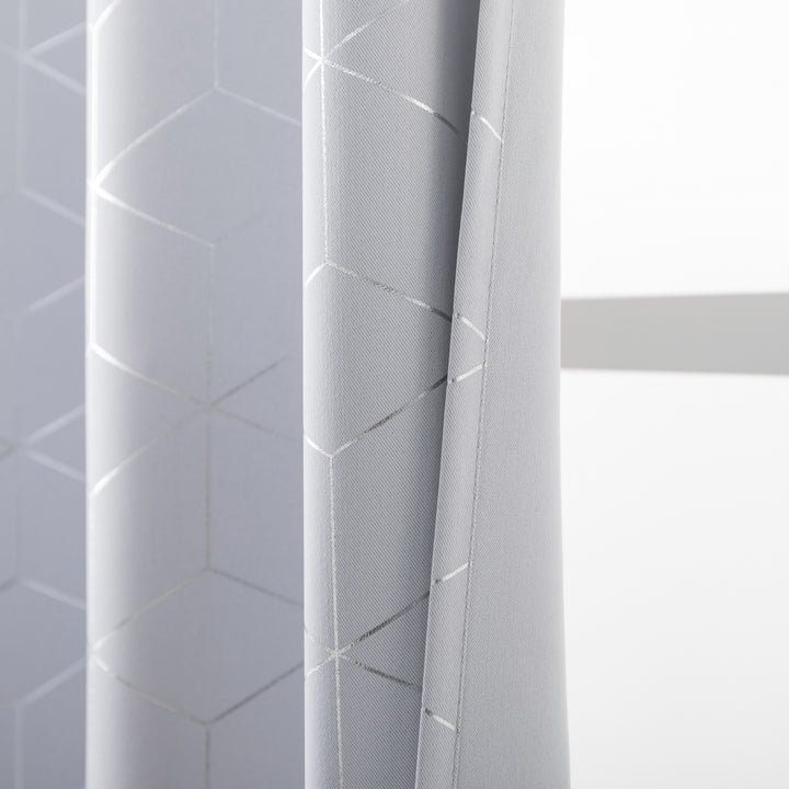 TENDA ELBA OSCURANTE FANTASIA 3D 1 PANNELLO 140X145CM BIANCO