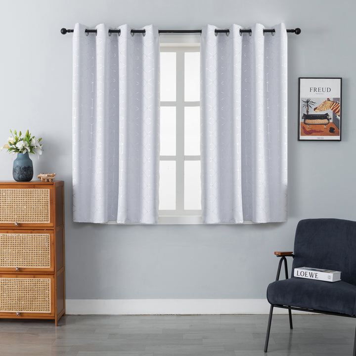 TENDA ELBA OSCURANTE FANTASIA 3D 1 PANNELLO 140X145CM BIANCO
