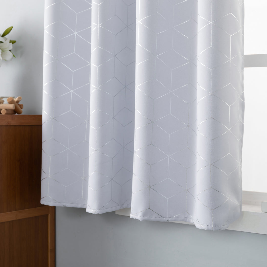 TENDA ELBA OSCURANTE FANTASIA 3D 1 PANNELLO 140X145CM BIANCO
