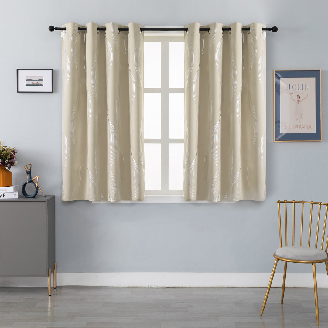 TENDA DOMINICA OSCURANTE FANTASIA ONDE 1 PANNELLO 140X145CM BEIGE