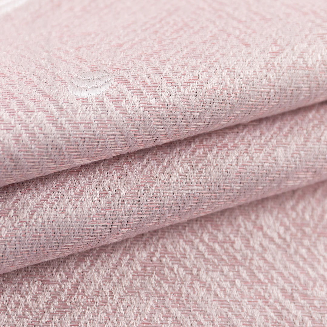 TENDA JACQUARD SEMI OSCURANTE FANTASIA LUNA E STELLE 1 PANNELLO 140X275CM ROSA
