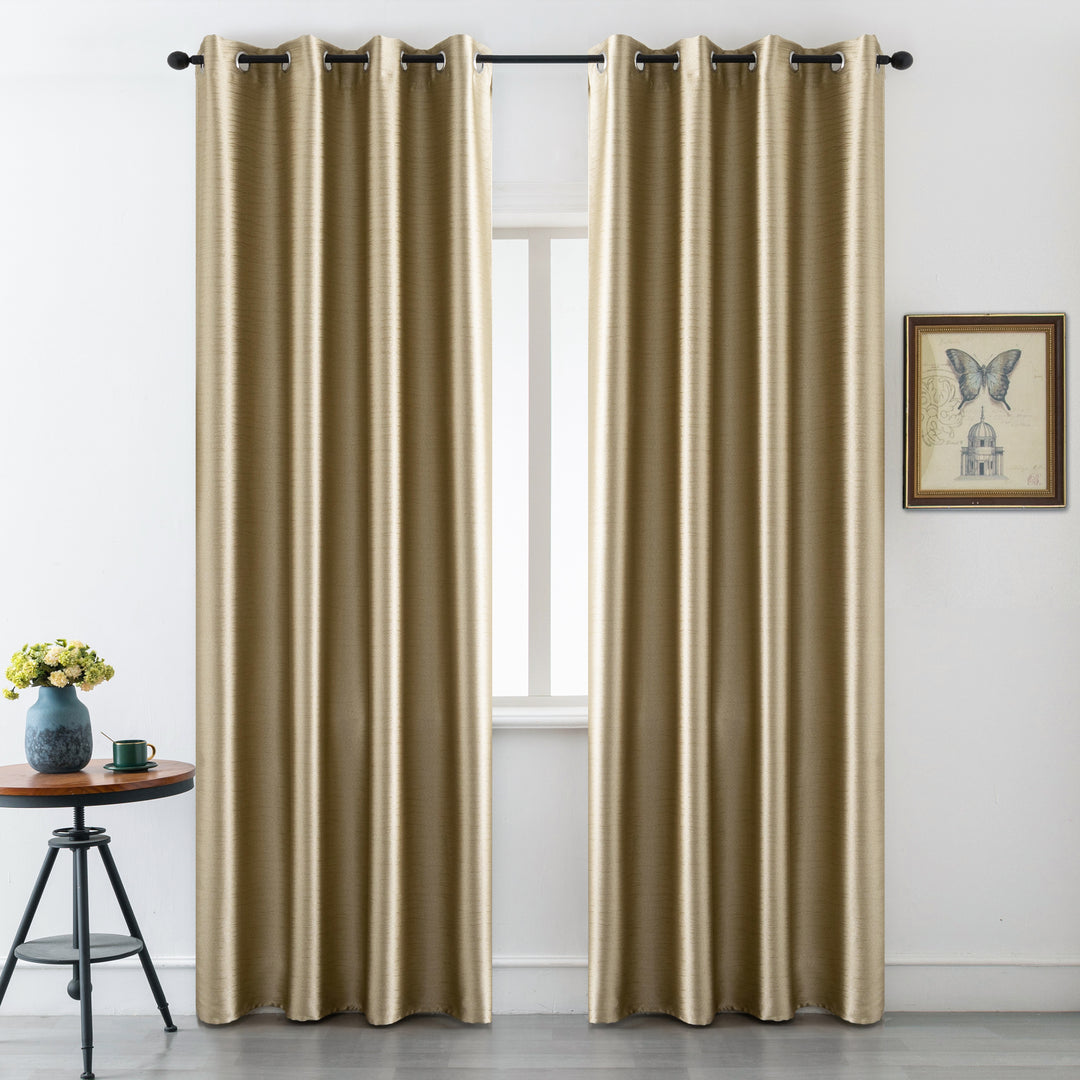 TENDA JERSEY OSCURANTE METALLIZZATA 1 PANNELLO 140X235CM ORO
