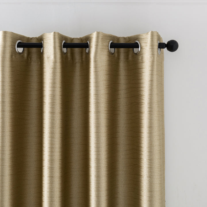 TENDA JERSEY OSCURANTE METALLIZZATA 1 PANNELLO 140X145CM ORO