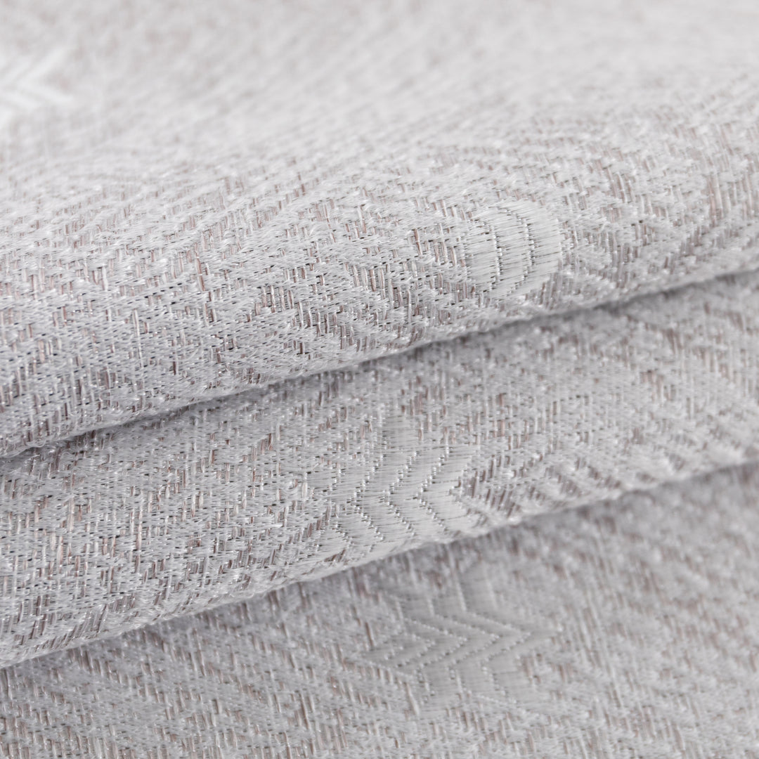 TENDA JACQUARD SEMI OSCURANTE FANTASIA LUNA E STELLE 1 PANNELLO 140X275CM GRIGIO