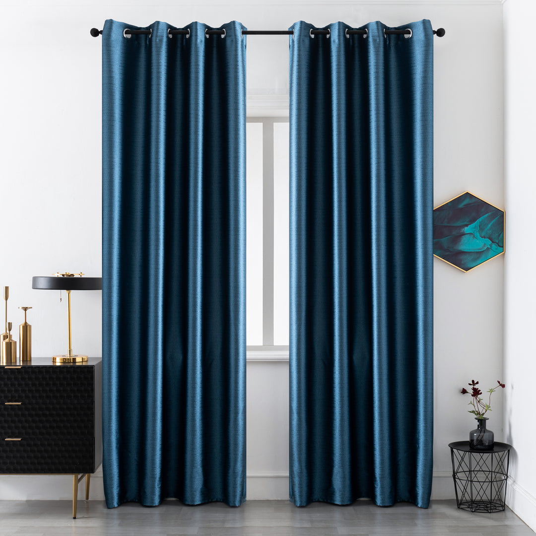 TENDA JERSEY OSCURANTE METALLIZZATA 1 PANNELLO 140X275CM BLU