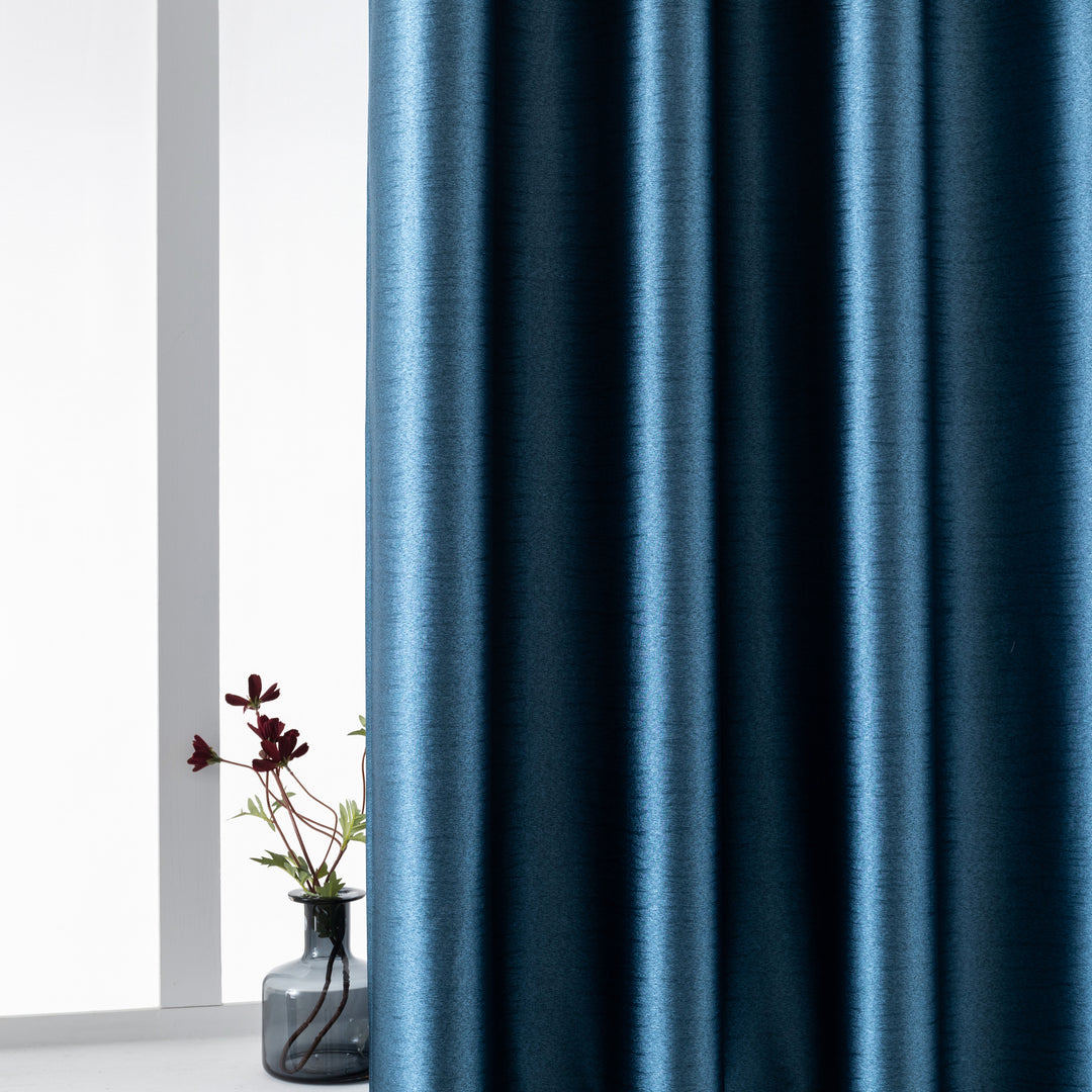 TENDA JERSEY OSCURANTE METALLIZZATA 1 PANNELLO 140X275CM BLU