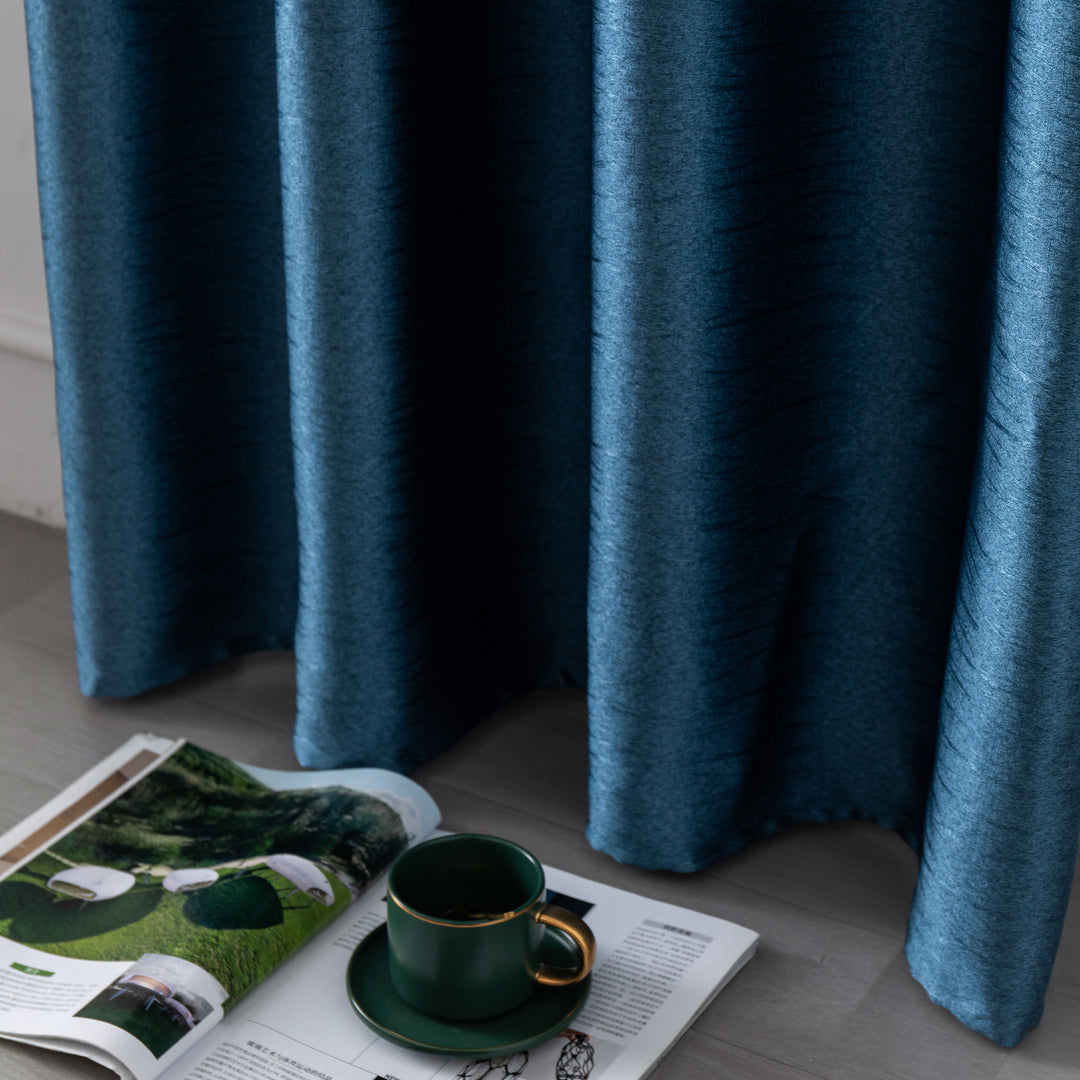 TENDA JERSEY OSCURANTE METALLIZZATA 1 PANNELLO 140X275CM BLU